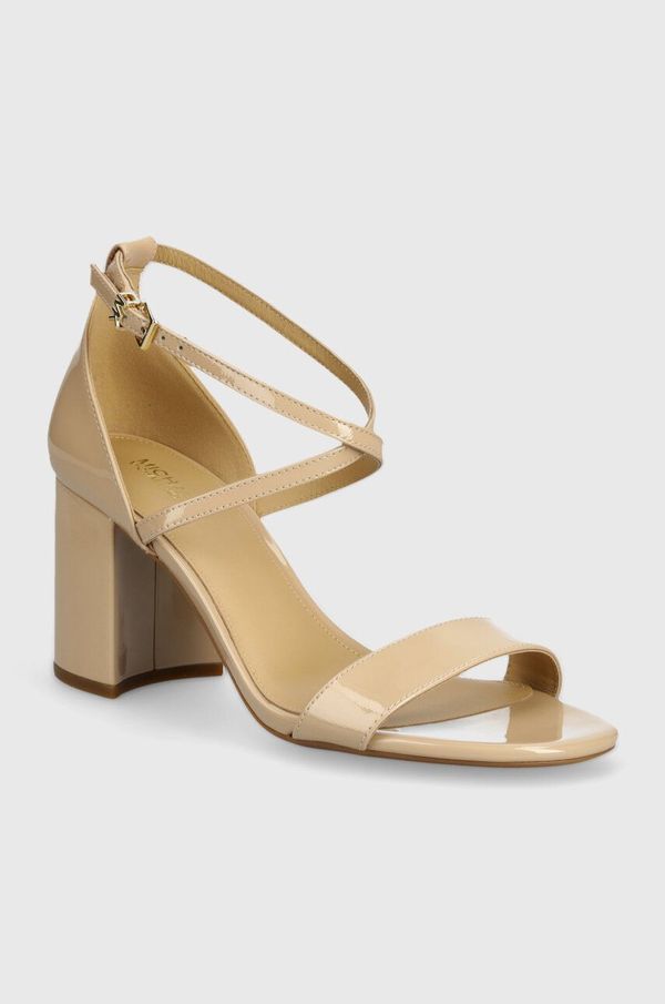 MICHAEL Michael Kors Kožne sandale MICHAEL Michael Kors Sophie boja: bež, 40S4SOMS1A