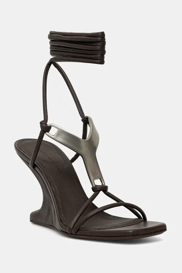 Rick Owens Lilies Kožne sandale Rick Owens Lilies Cantilever 8 Hydra Sandals