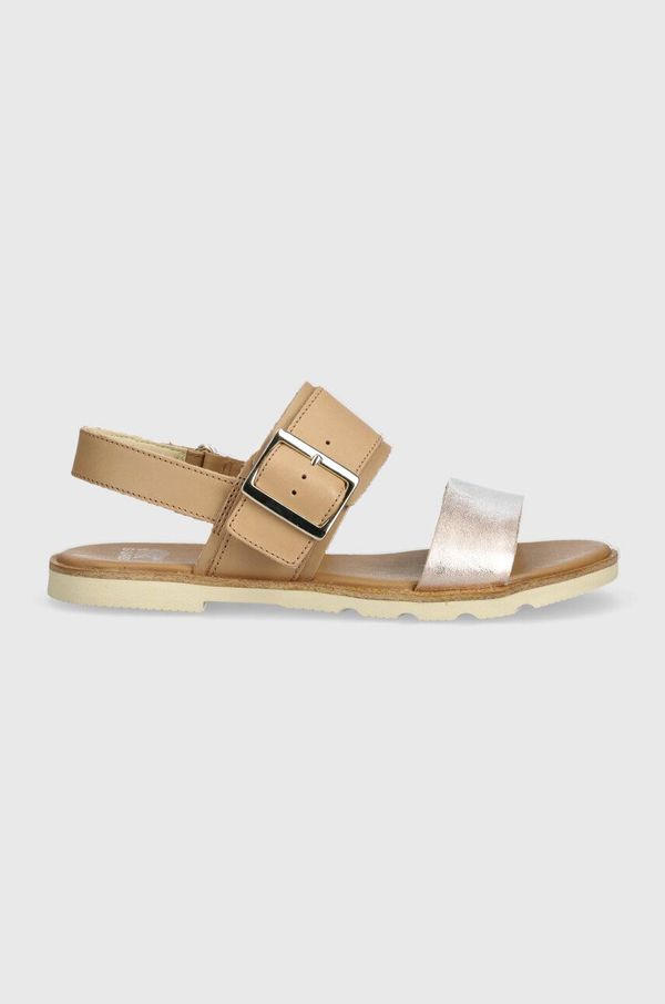 Sorel Kožne sandale Sorel ELLA III SLINGBACK za žene, boja: bež, 2069721246