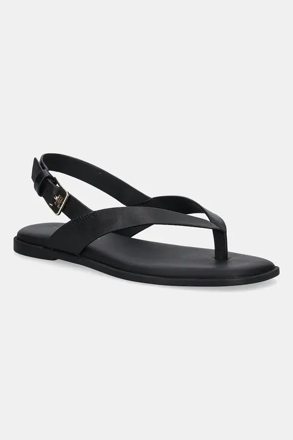Tommy Hilfiger Kožne sandale Tommy Hilfiger COLOR BLOCK THONG FLAT SANDAL