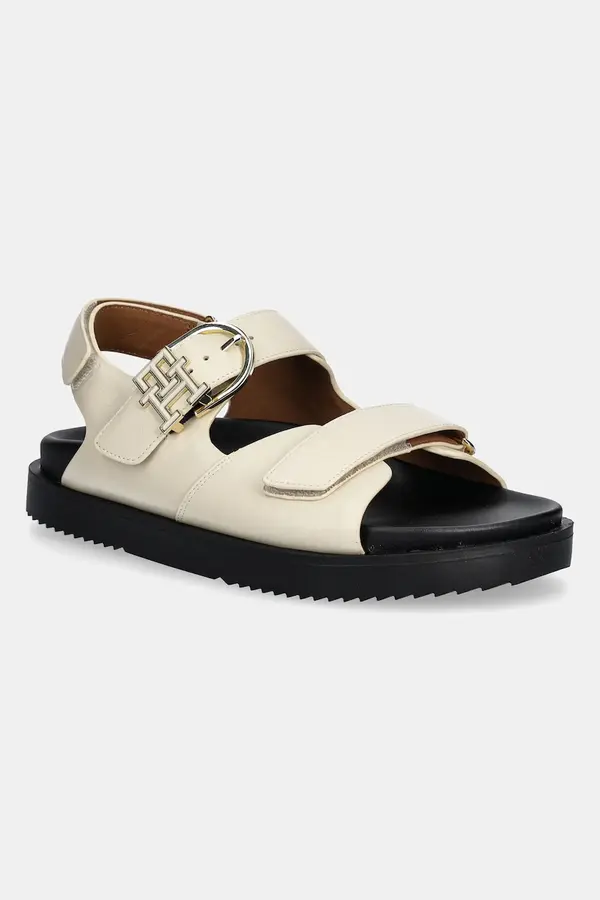 Tommy Hilfiger Kožne sandale Tommy Hilfiger LEATHER SPORTY SANDAL