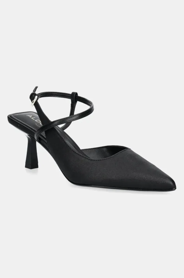 Aldo Kožne štikle Aldo AXELLE boja: crna, s otvorenom petom, 13985174