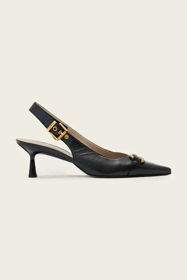 AllSaints Kožne štikle AllSaints Hera Slingback Shoe