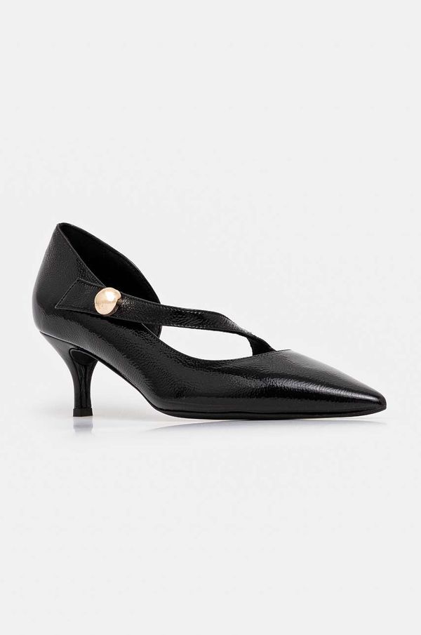 Furla Kožne štikle Furla Sfera Mary Jane boja: crna, YI42SFE Y57000 O6000