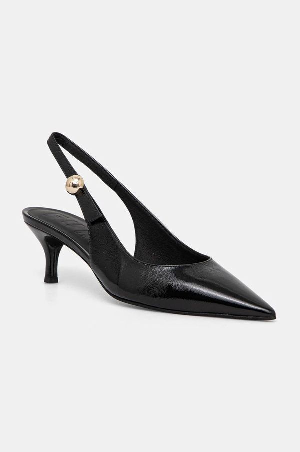 Furla Kožne štikle Furla Sfera Slingback boja: crna, YJ07SFE Y57000 O6000