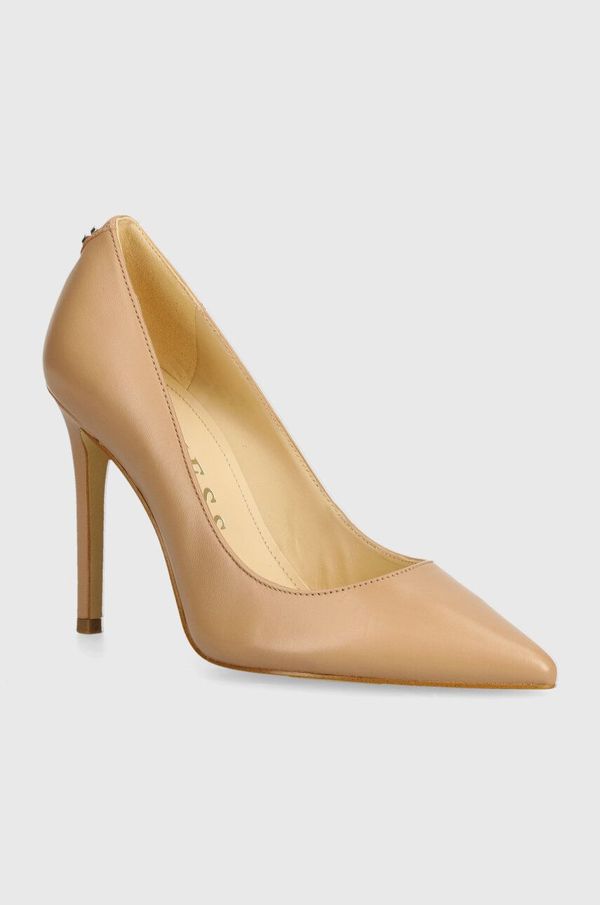 Guess Kožne štikle Guess GABBEN boja: bež, FLTGAB LEA08