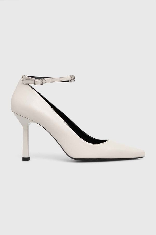 Hugo Kožne štikle HUGO Katniss boja: siva, 50516789