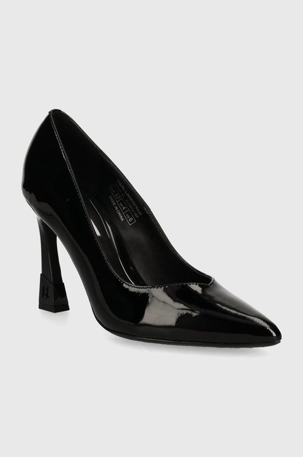 Karl Lagerfeld Kožne štikle Karl Lagerfeld PREMIERE 90 boja: crna, KL33514