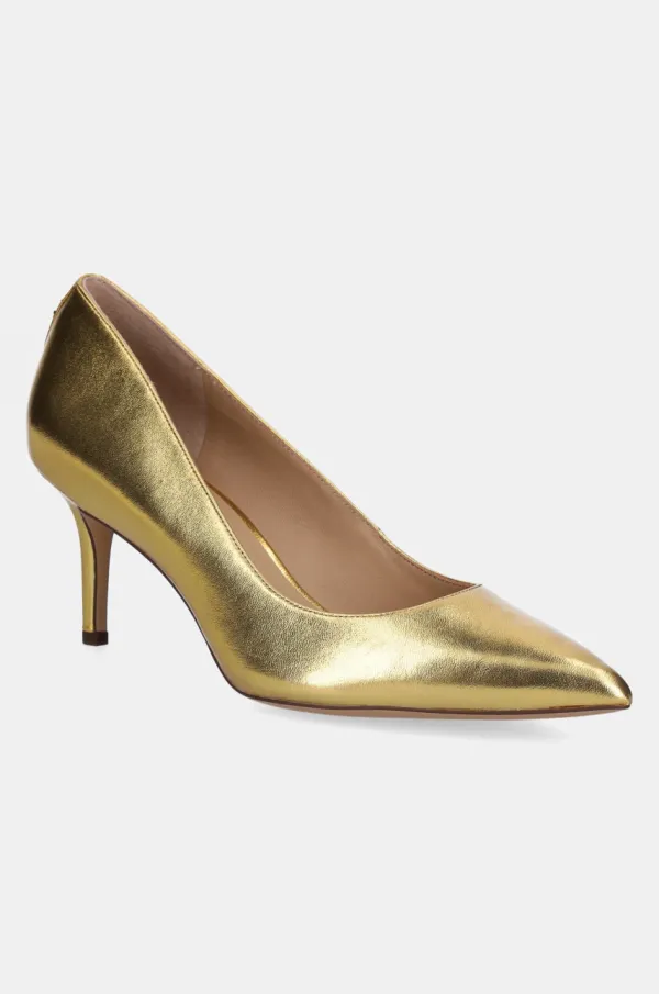 Lauren Ralph Lauren Kožne štikle Lauren Ralph Lauren Lanette boja: zlatna, 802978205001