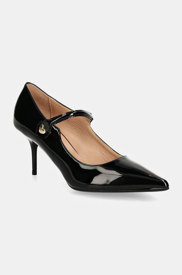 Love Moschino Kožne štikle Love Moschino boja: crna, JA10537G0LIH0000