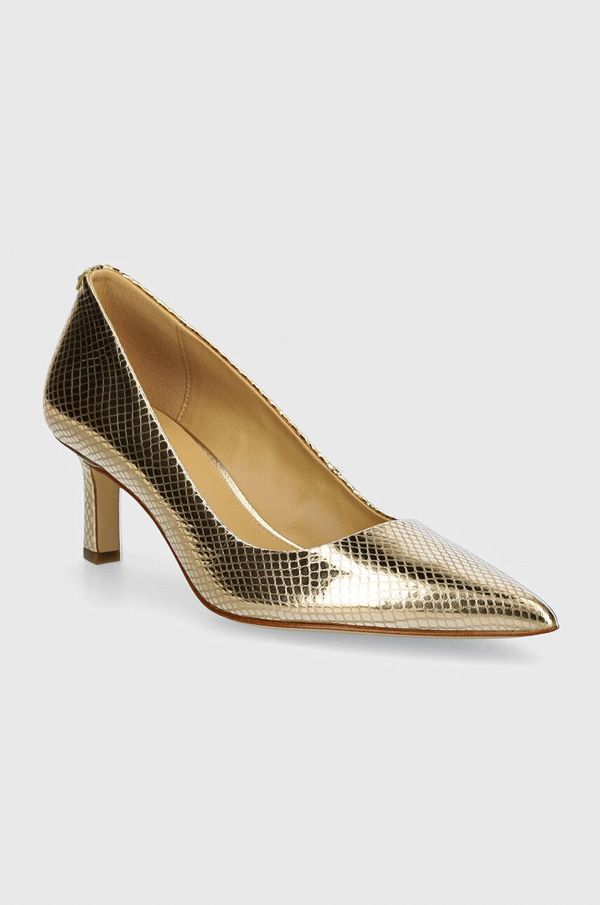 MICHAEL Michael Kors Kožne štikle MICHAEL Michael Kors Amara boja: zlatna, 40T4AMMP1M 740