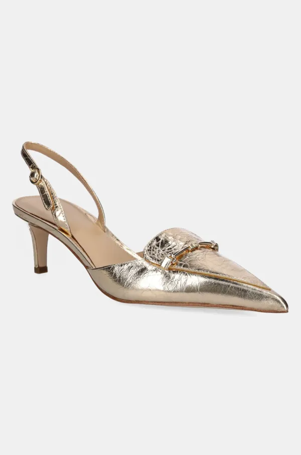 MICHAEL Michael Kors Kožne štikle MICHAEL Michael Kors Lena boja: zlatna, 40R5LEMP1M.740