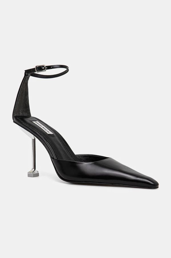 Naked Wolfe Kožne štikle Naked Wolfe Valerie boja: crna, Valerie Box Leather Black