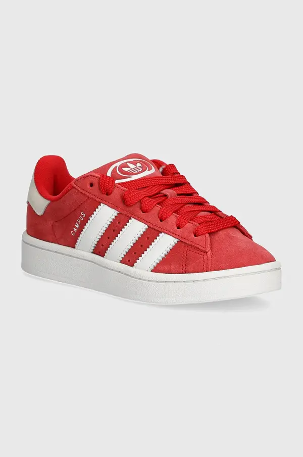 Adidas Kožne tenisice adidas Originals Campus 00s J boja: crvena, IG1230