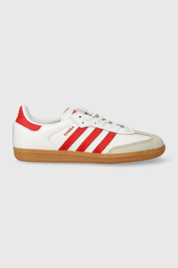 Adidas Kožne tenisice adidas Originals Samba OG boja: bijela, IF6513