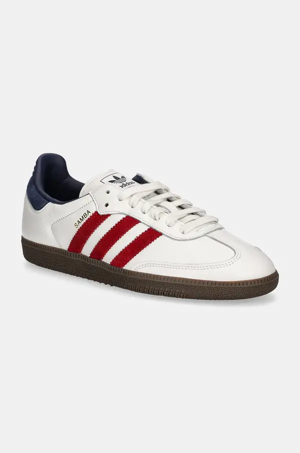 Adidas Kožne tenisice adidas Originals Samba OG boja: bijela, IH4881