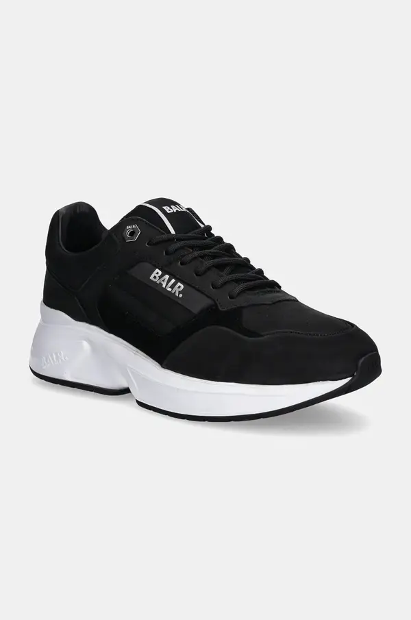 BALR. Kožne tenisice BALR. Brand Luxe Runner boja: crna, B1511.1043