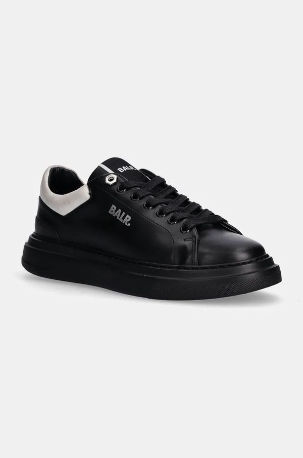BALR. Kožne tenisice BALR. Game Day Sneaker boja: crna, B1511.1036