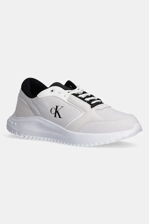 Calvin Klein Kožne tenisice Calvin Klein Jeans EVA RUNNER LOW MG WMM boja: siva, YM0YM01145