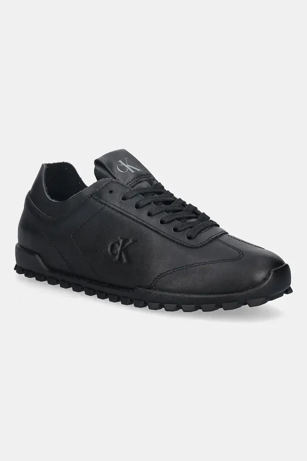Calvin Klein Kožne tenisice Calvin Klein LOW PROFILE RUNNER LTH MG