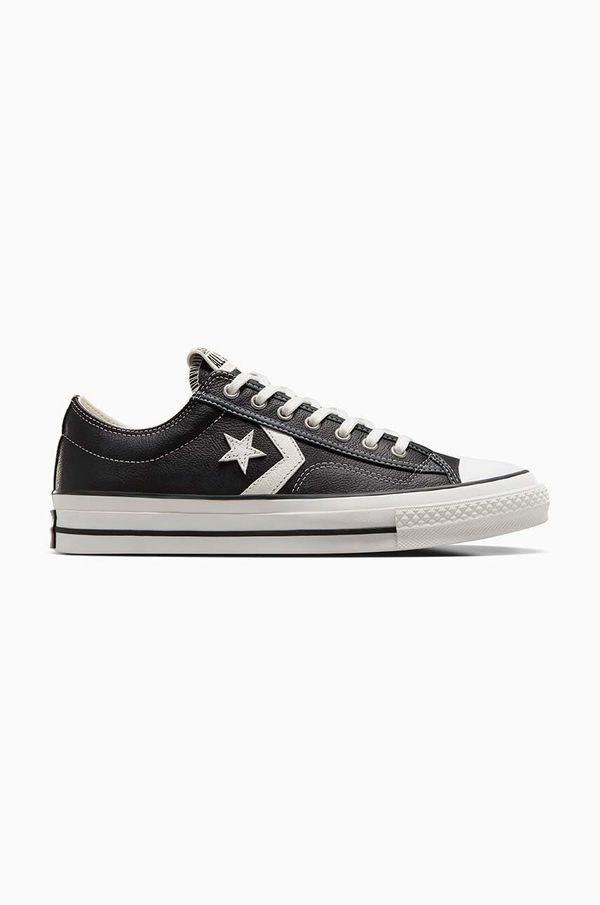 Converse Kožne tenisice Converse Star Player 76 za muškarce, boja: crna, A06204C