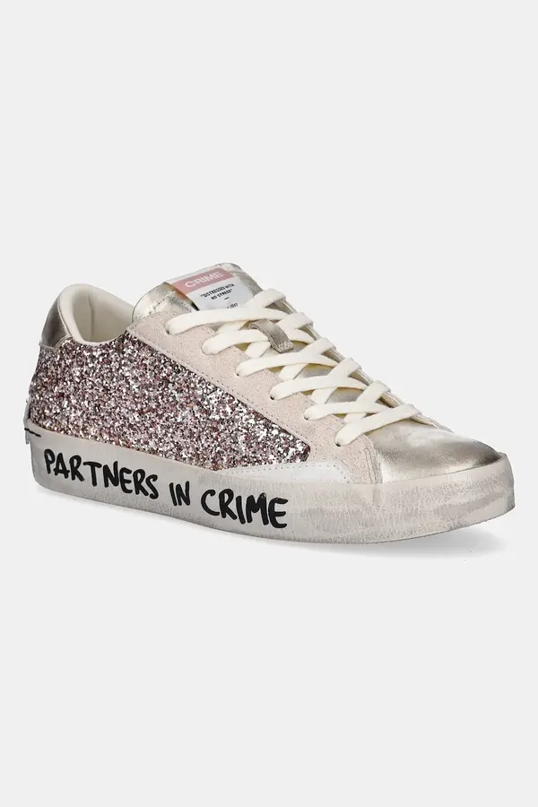 Crime London Kožne tenisice Crime London DISTRESSED