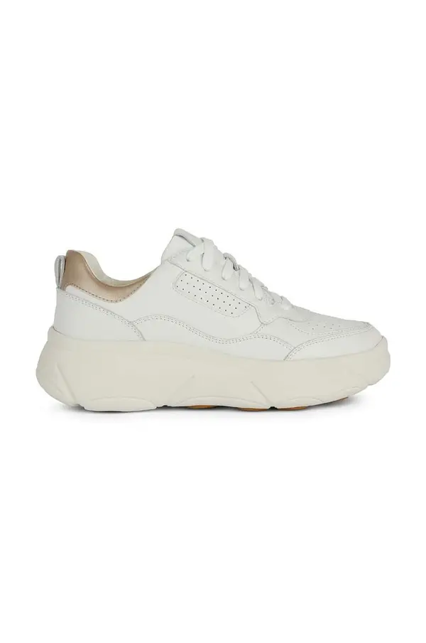 Geox Kožne tenisice Geox D NEBULA 2.0 X boja: bijela, D45NHB 046NF C1000