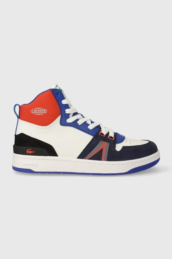 Lacoste Kožne tenisice Lacoste L001 Leather Colorblock High-Top 45SMA0027