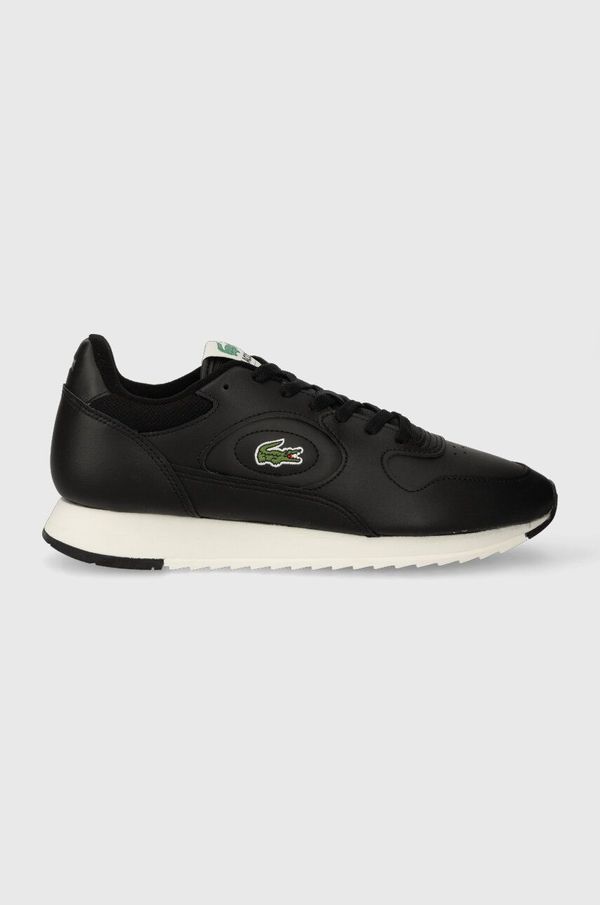 Lacoste Kožne tenisice Lacoste LINETRACK 2231 SMA boja: crna, 46SMA0012