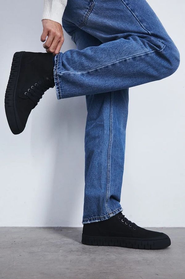 Medicine Kožne tenisice Medicine za muškarce, boja: crna