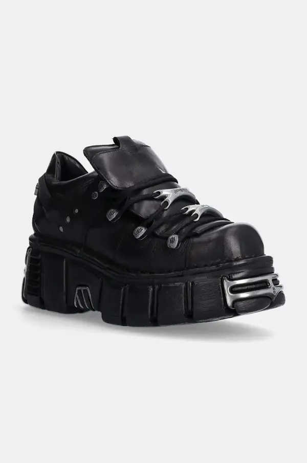 New Rock Kožne tenisice New Rock boja: crna, M-120N-S26