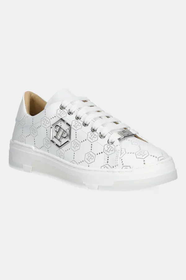 Philipp Plein Kožne tenisice Philipp Plein Lo-Top Monogram