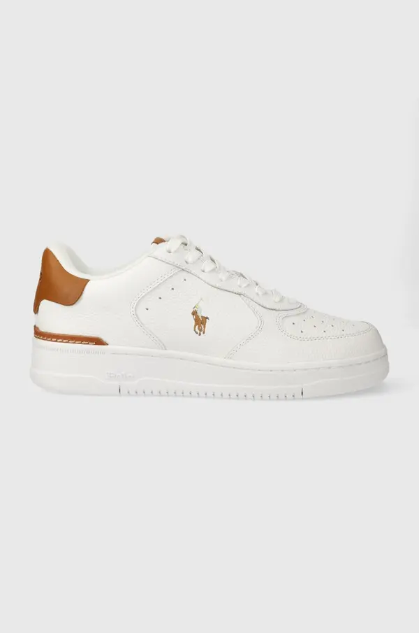 Ralph Lauren Kožne tenisice Polo Ralph Lauren Masters Crt boja: bijela, 809923071002