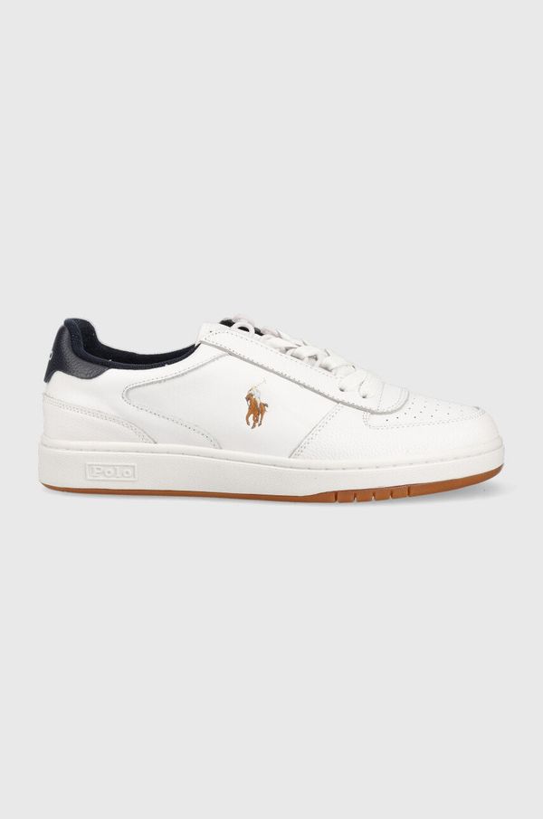 Ralph Lauren Kožne tenisice Polo Ralph Lauren Polo Crt boja: bijela
