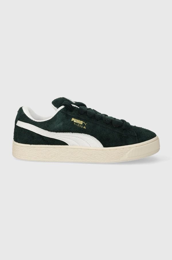 Puma Kožne tenisice Puma Suede XL Hairy boja: zelena