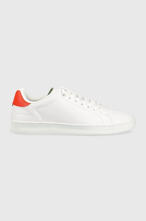 Tommy Hilfiger Kožne tenisice Tommy Hilfiger COURT SNEAKER LEATHER CUP boja: bijela