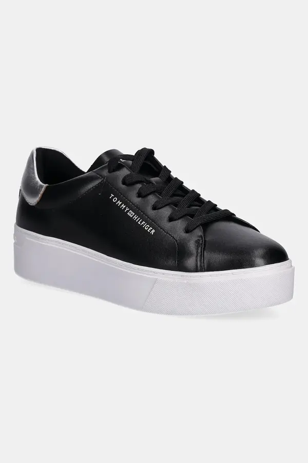 Tommy Hilfiger Kožne tenisice Tommy Hilfiger ESSENTIAL PLATFORM COURT SNEAKER