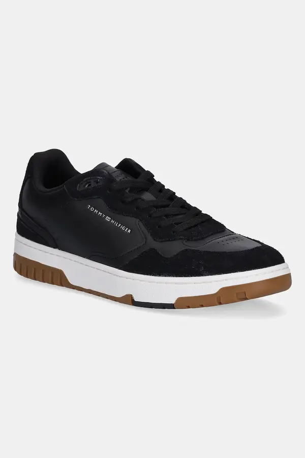 Tommy Hilfiger Kožne tenisice Tommy Hilfiger TH BASKET BETTER MIX LTH