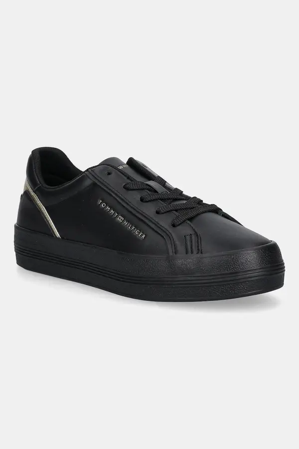 Tommy Hilfiger Kožne tenisice Tommy Hilfiger VULC FOXING SNEAKER