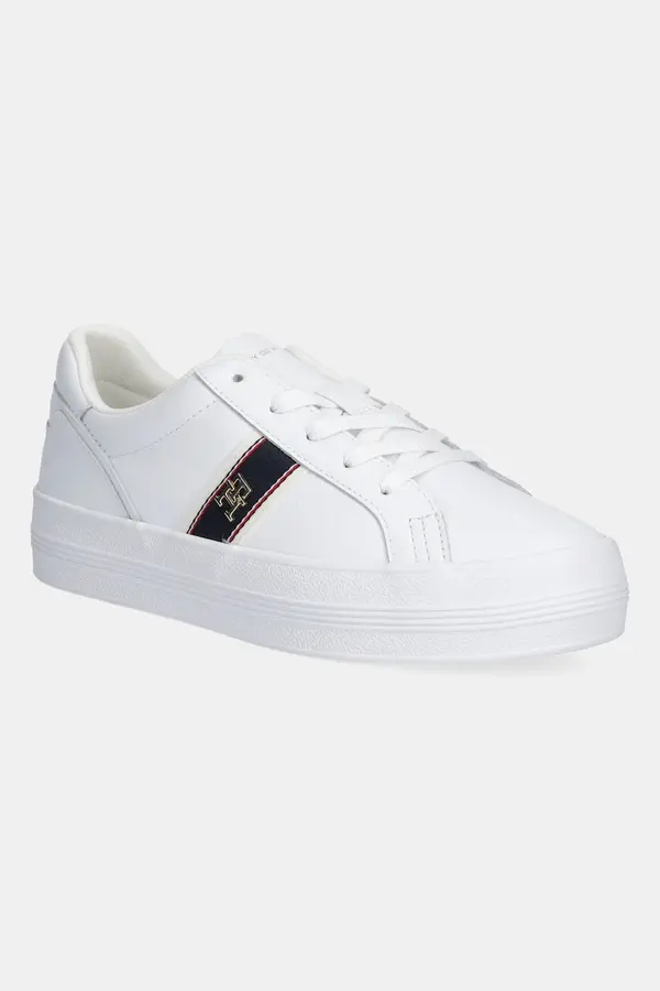 Tommy Hilfiger Kožne tenisice Tommy Hilfiger VULC WEBBING SNEAKER