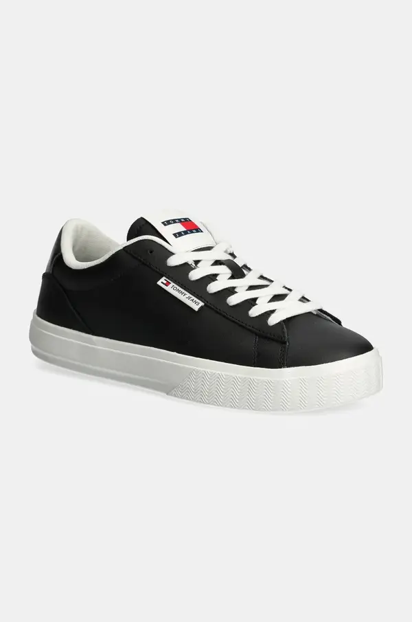 Tommy Jeans Kožne tenisice Tommy Jeans TJW CUPSOLE SNEAKER METALLIC