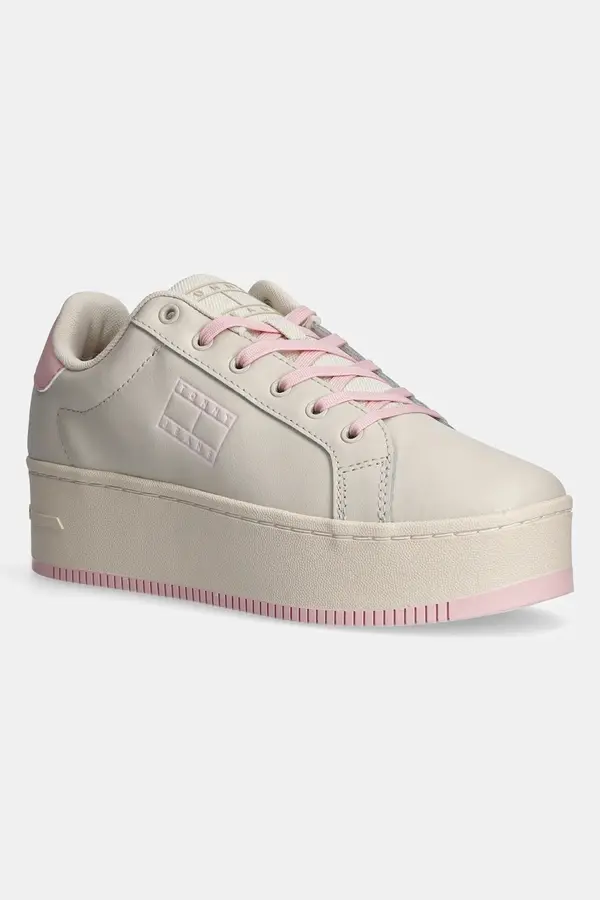 Tommy Jeans Kožne tenisice Tommy Jeans TJW FLATFORM ESS