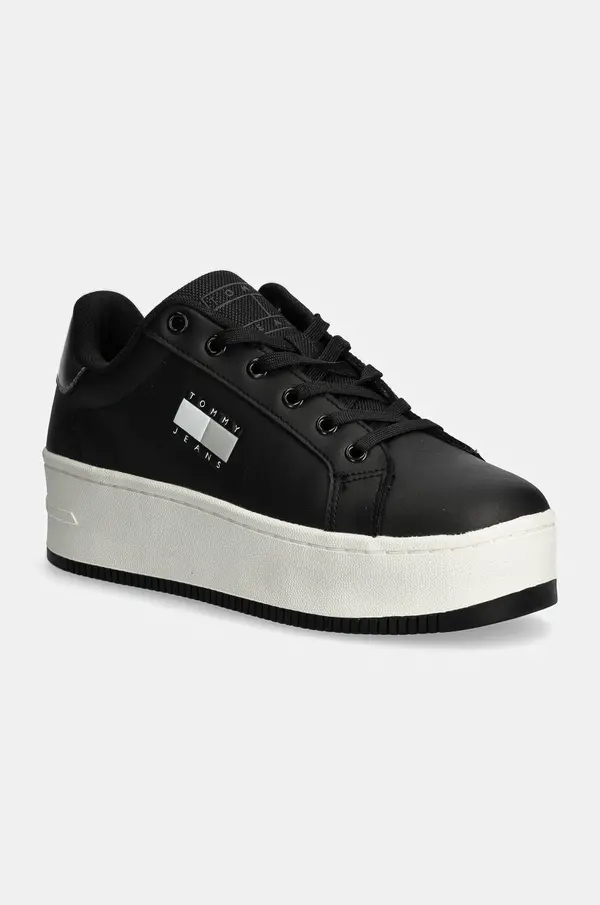 Tommy Jeans Kožne tenisice Tommy Jeans TJW FLATFORM SNEAKER METALLIC