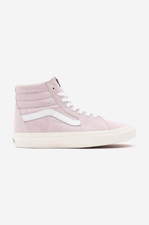 Vans Kožne tenisice Vans UA SK8-Hi za žene, boja: ružičasta, VN0A32QG9G4-pink