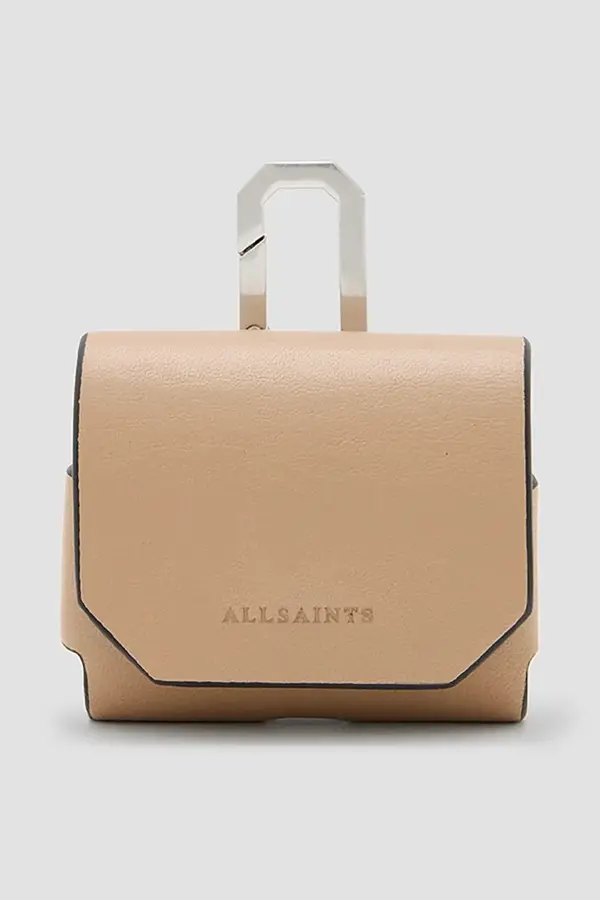 AllSaints Kožni etui na airpod AllSaints AIRPOD