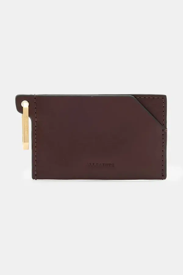 AllSaints Kožni etui za kartice AllSaints HEX CARDHOLDER