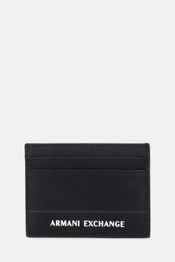Armani Exchange Kožni etui za kartice Armani Exchange