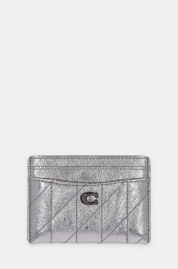 Coach Kožni etui za kartice Coach boja: srebrna, CW597