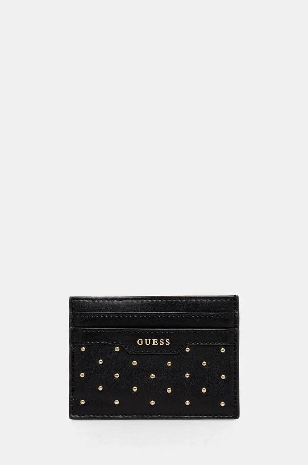 Guess Kožni etui za kartice Guess boja: crna, RW1692 P4401