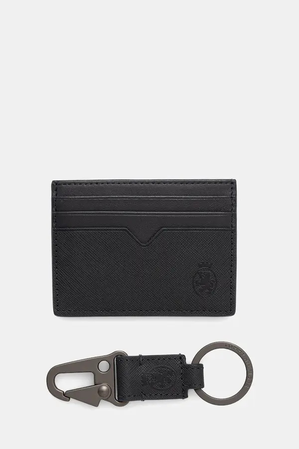 Tommy Hilfiger Kožni etui za kartice i privjesak za ključeve Tommy Hilfiger